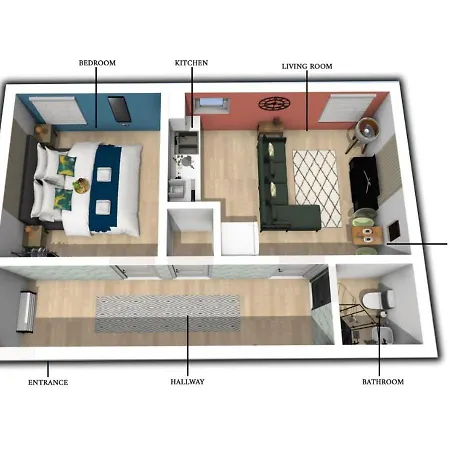 Stylish 1 Bed - Town Centre, 4 Apartamento *